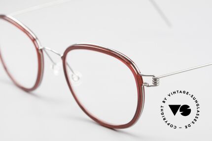 Lindberg Max Air Titan Rim Titan Brille Für Damen & Herren, eine echte Designerbrille; extrem hochwertig und zeitlos, Passend für Herren und Damen