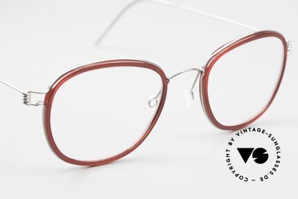 Lindberg Max Air Titan Rim Titan Brille Für Damen & Herren, ungetragenes Exemplar mit original Lindberg Magnet-Etui, Passend für Herren und Damen
