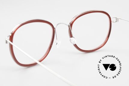 Lindberg Max Air Titan Rim Titan Brille Für Damen & Herren, Fassung kann beliebig (optisch / Sonne) verglast werden, Passend für Herren und Damen