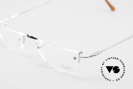 Lunor Hey 1 Classic Reading Randlose Vintage Lesebrille, altes, ungetragenes LUNOR Einzelstück von ca. 1999, Passend für Herren und Damen