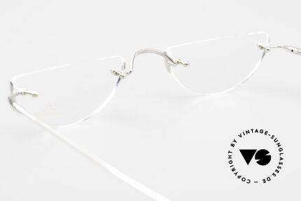 Lunor Hey 1 Classic Reading Randlose Vintage Lesebrille, Größe: small, Passend für Herren und Damen