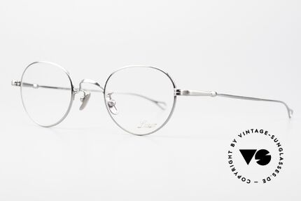 Lunor V 108 Metallbrille In Antik Silber, Modell V 108: sehr elegante Pantobrille für Herren, Passend für Herren