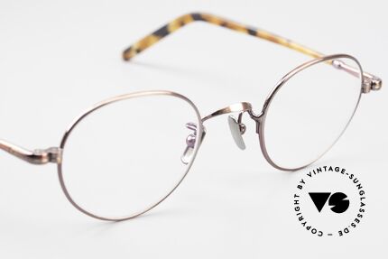 Lunor VA 108 Limited Edition Antik Bronze, Panto-Stil Fassung mit Nasenpads aus reinem Titan, Passend für Herren und Damen