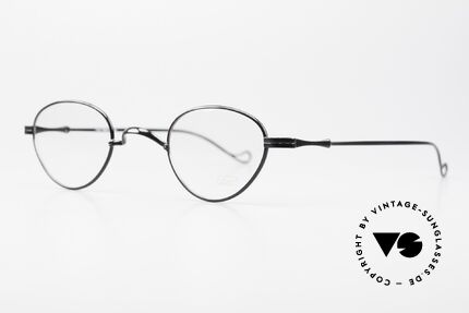Lunor II 14 Seltene Lunor Brille In Schwarz, sehr kleiner Rahmen; daher für große Stärken geeignet, Passend für Herren und Damen