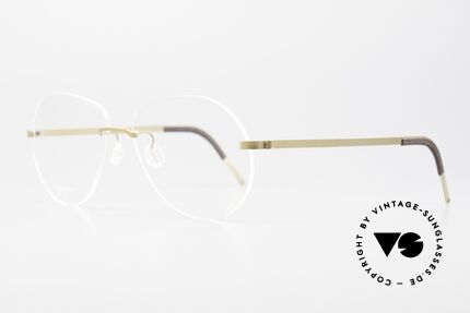 Lindberg 2311 Strip Titan Randlose Aviator Titanbrille, so zeitlos, stilvoll und innovativ = Prädikat: vintage, Passend für Herren und Damen