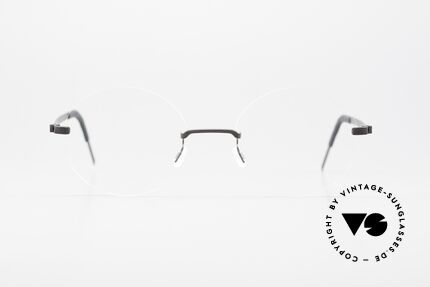 Lindberg 2293 Strip Titan Rund Ovale Titanbrille Randlos, LINDBERG Strip Titanium Fassung, Mod. 2293, 50, 135, Passend für Herren und Damen