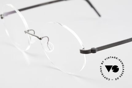 Lindberg 2293 Strip Titan Rund Ovale Titanbrille Randlos, so zeitlos, stilvoll und innovativ = Prädikat "VINTAGE", Passend für Herren und Damen
