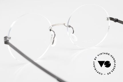 Lindberg 2293 Strip Titan Rund Ovale Titanbrille Randlos, ungetragenes Modell mit einem original LINDBERG Etui, Passend für Herren und Damen