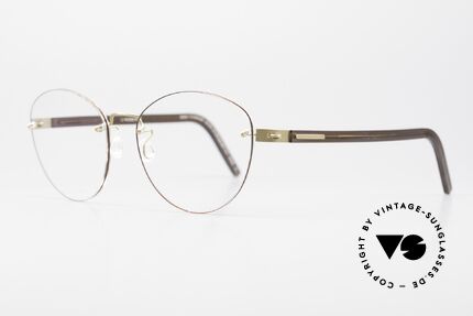 Lindberg 2303 Strip Titan Randlose Damenbrille Titanium, so zeitlos, stilvoll und innovativ = Prädikat "VINTAGE", Passend für Damen