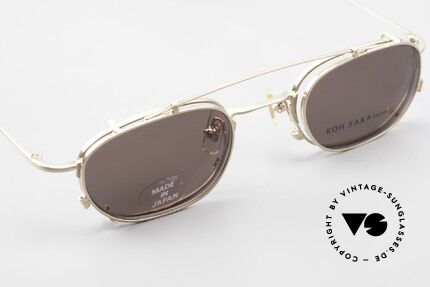 Koh Sakai KS9716 Damenbrille Oder Herrenbrille, unisex Modell KS9716 in edler Legierung in matt-gold, Passend für Herren und Damen