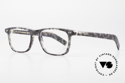 Lunor A6 250 Markante Herrenbrille Azetat, interessantes Muster: 'grau Camouflage / Tarnfarbe', Passend für Herren