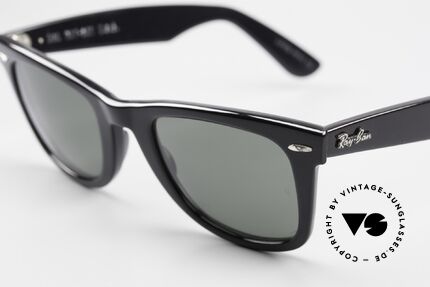 Ray Ban Wayfarer I Blues Brothers Sonnenbrille, original Bausch & Lomb G-15 Gläser (100% UV), Passend für Herren und Damen Ray Ban Wayfarer I Blues Brothers Sonnenbrille, original Bausch & Lomb G-15 Gläser (100% UV), Passend für Herren und Damen