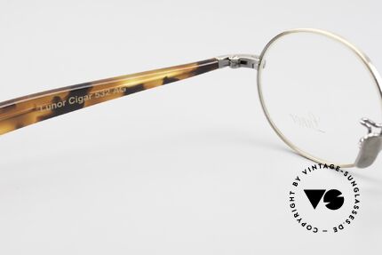 Lunor Cigar 532 AG Alte Brille Oval Antik Gold, Größe: small, Passend für Herren und Damen