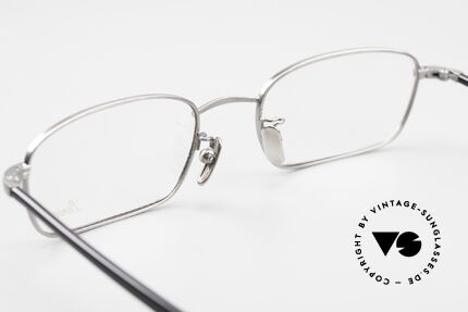 Lunor Club IV 524 AS Brille Eckig In Antik Silber, Größe: medium, Passend für Herren