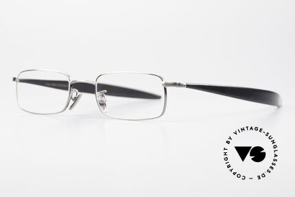 Lunor Cigar 533 AS Rare Brille Eckig Antik Silber, Scheibenbreite: 48,5 mm, Höhe = 27mm & Steg 20mm, Passend für Herren und Damen