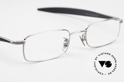 Lunor Cigar 533 AS Rare Brille Eckig Antik Silber, Lunor DEMOgläser sollten entsprechend ersetzt werden, Passend für Herren und Damen