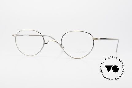 Lunor Club I 501 AG Brille Damen Herren Antik Gold Details