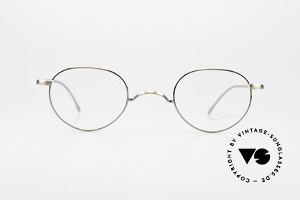 Lunor Club I 501 AG Brille Damen Herren Antik Gold, Metallfassung aus hochwertigem Edelstahl; W-Steg, Passend für Herren und Damen