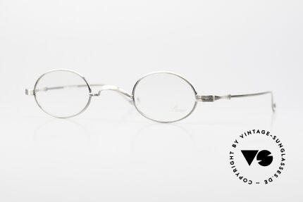 Lunor II 04 Ovale XS Brille Antik Silber Details