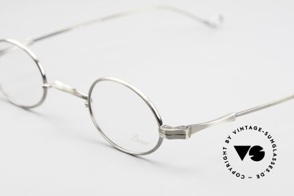 Lunor II 04 Ovale XS Brille Antik Silber, Brillen-Design in Anlehnung an frühere Jahrhunderte, Passend für Herren und Damen Lunor II 04 Ovale XS Brille Antik Silber, Brillen-Design in Anlehnung an frühere Jahrhunderte, Passend für Herren und Damen