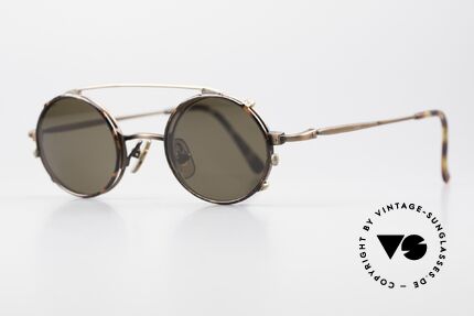 Freudenhaus Tori Kleine Runde Brille Clip On, zeitlos und raffiniert gleichermaßen (SMALL Größe), Passend für Herren und Damen