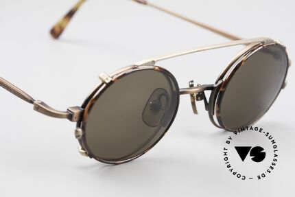 Freudenhaus Tori Kleine Runde Brille Clip On, ungetragen (wie alle unsere vintage Designerbrillen), Passend für Herren und Damen
