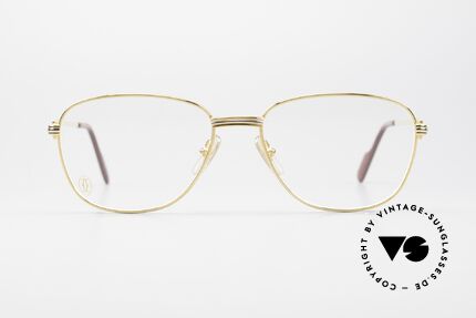 Cartier Courcelles 90er Luxus Vintagebrille Large, ein vintage Original in scheinbar zeitlosem Design, Passend für Herren