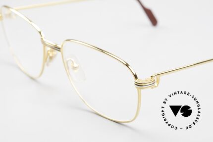 Cartier Courcelles 90er Luxus Vintagebrille Large, 22kt vergoldet (wie alle vintage Cartier ORIGINALE), Passend für Herren