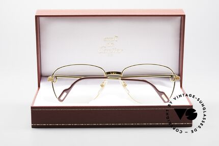 Cartier Courcelles 90er Luxus Vintagebrille Large, Größe: large, Passend für Herren