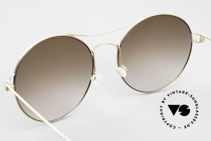 Lindberg Victoria Air Titan Rim Damenbrille Zeiss Sonnenglas, grandioser Rahmen ohne Schrauben, Nieten oder Lötungen, Passend für Damen