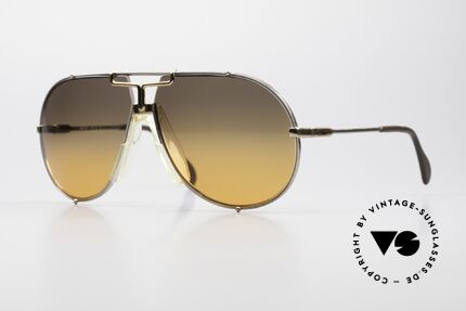 Cazal 901 Targa Design West Germany Piloten Brille, vintage CAZAL Targa Design Piloten-Brille, Passend für Herren und Damen