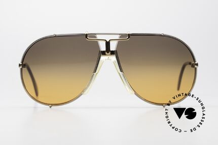 Cazal 901 Targa Design West Germany Piloten Brille, altes Original von ca. 1986 in 64mm Größe, Passend für Herren und Damen