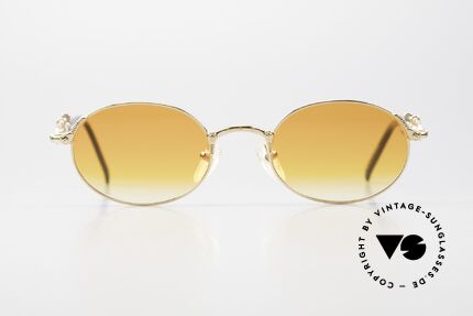 Jean Paul Gaultier 55-4178 Einstellbare Vintage Brille Oval, Gestell ist in der Bügellänge einstellbar; einfach genial, Passend für Herren und Damen