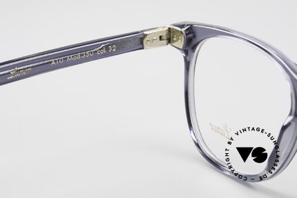 Lunor A10 350 Damenbrille Und Herrenbrille, col = smoke/transparent blau (bei Lunor: vintage blau), Passend für Herren und Damen