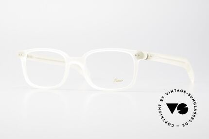 Lunor A6 245 Markante Designerbrille Azetat, wirklich interessante Rahmenfarbe in TRANSLUZID, Passend für Herren und Damen