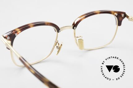 Lunor Combi 95 Kombi Titanbrille Vergoldet GP, die Qualitätsfassung  kann beliebig verglast werden, Passend für Herren und Damen
