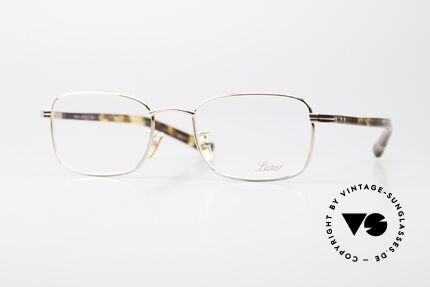 Lunor Prestige I A 02 Titanbrille Vergoldet Vollrand, edle LUNOR Prestige Brille: Vollrand Titanfassung, Passend für Herren