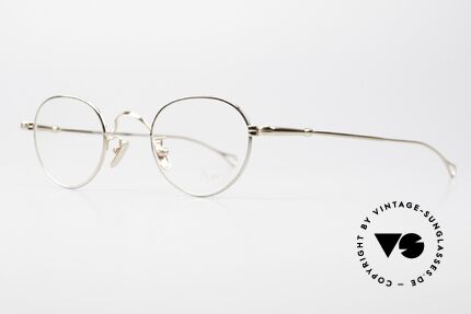 Lunor V 107 Runde Brille Panto Bicolor BC, ohne große Logos; stattdessen mit zeitloser Eleganz, Passend für Herren und Damen