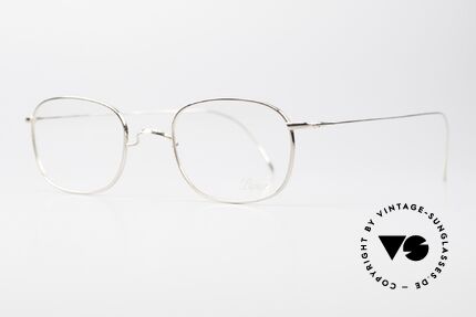 Lunor Advantage 423 GP Eckige Titan Fassung Vergoldet, GP = gold-plated (glänzend vergoldet); mit W-Steg, Passend für Herren und Damen