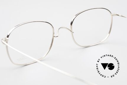 Lunor Advantage 423 GP Eckige Titan Fassung Vergoldet, Größe: medium, Passend für Herren und Damen
