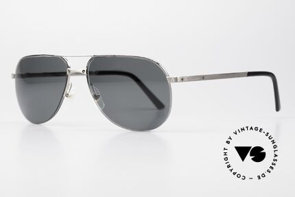 Cartier Titanium T8100943 Aviatorbrille Halb Rahmenlos, zeitlose Brille mit Nylor-Faden: halb-rahmenlos, Passend für Herren