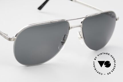 Cartier Titanium T8100943 Aviatorbrille Halb Rahmenlos, mit neuen Sonnengläsern in G15; 100% UV Schutz, Passend für Herren