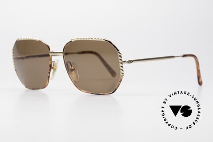 Christian Dior 2486 Echte 80er Damensonnenbrille, edle Gläser in dunkelbraun für 100% UV Schutz, Passend für Damen