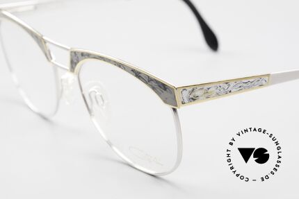 Cazal 741 Panto Brille Von Cari Zalloni, flexible Federscharniere für optimalen Tragekomfort, Passend für Herren