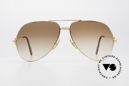 Cartier Grand Pavage Juwelen Sonnenbrille 18kt Gold, würde gut zur Paul Newmans Rolex Daytona passen ;), Passend für Herren