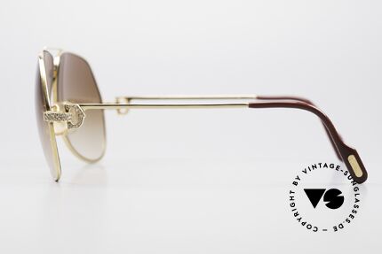 Cartier Grand Pavage Juwelen Sonnenbrille 18kt Gold, gab's damals nur auf Anfrage und Vorkasse bei CARTIER, Passend für Herren