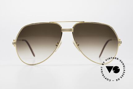 Cartier Vendome LC - L Rare 80er Luxus Sonnenbrille, wurde 1983 veröffentlicht & dann bis 1997 produziert, Passend für Herren