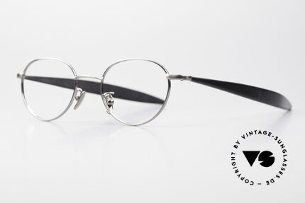 Lunor Cigar 531 AS Antik Silber Brille Rund Panto, Scheibenbreite: 43mm, Höhe = 35mm und Steg 18mm, Passend für Herren und Damen