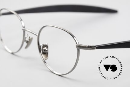 Lunor Cigar 531 AS Antik Silber Brille Rund Panto, altes, ungetragenes LUNOR ORIGINAL von circa 2009, Passend für Herren und Damen