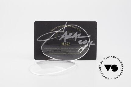 Cazal 642 Lens Demogläser Cari Autogramm, 62mm Größe = passend für die 2012er CAZAL 642, Passend für Herren